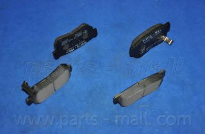 Комплект тормозных колодок, дисковый тормоз PARTS-MALL