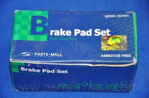 Комплект тормозных колодок, дисковый тормоз PARTS-MALL PKA-012