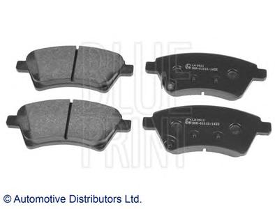 Комплект тормозных колодок, дисковый тормоз BLUE PRINT ADK84235
