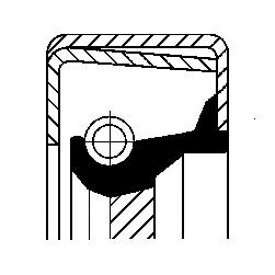 Уплотняющее кольцо, ступенчатая коробка передач CORTECO