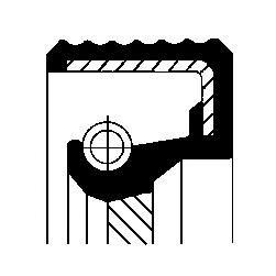 Уплотняющее кольцо, коленчатый вал CORTECO 20034699B