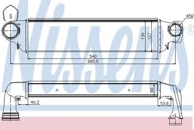 Интеркулер NISSENS 96654