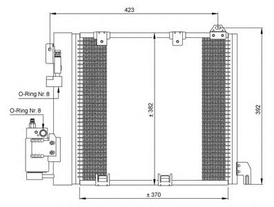 Конденсатор, кондиционер NRF 35302