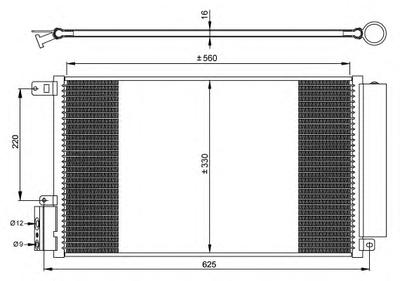 Конденсатор, кондиционер NRF 35939