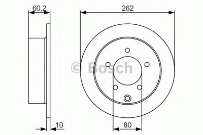 Тормозной диск BOSCH 0986479A41
