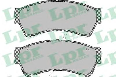 Комплект тормозных колодок, дисковый тормоз LPR 05P1413