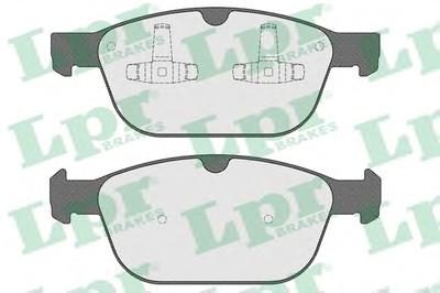 Комплект тормозных колодок, дисковый тормоз LPR 05P1597