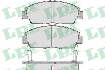 Комплект тормозных колодок, дисковый тормоз LPR 05P567