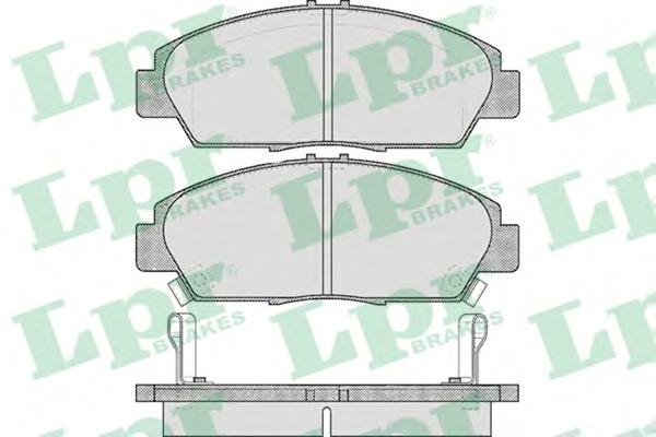 Комплект тормозных колодок, дисковый тормоз LPR
