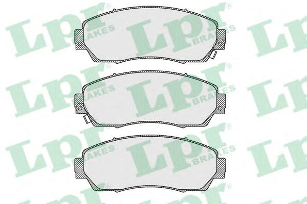 Комплект тормозных колодок, дисковый тормоз LPR