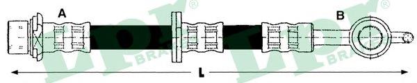 Тормозной шланг LPR