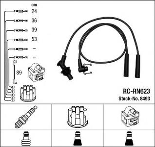 Комплект проводов зажигания NGK 8493