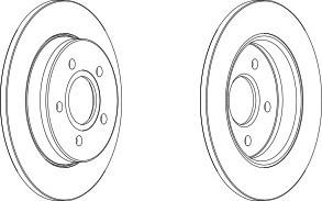 Тормозной диск FERODO