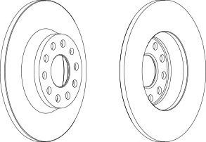 Тормозной диск FERODO