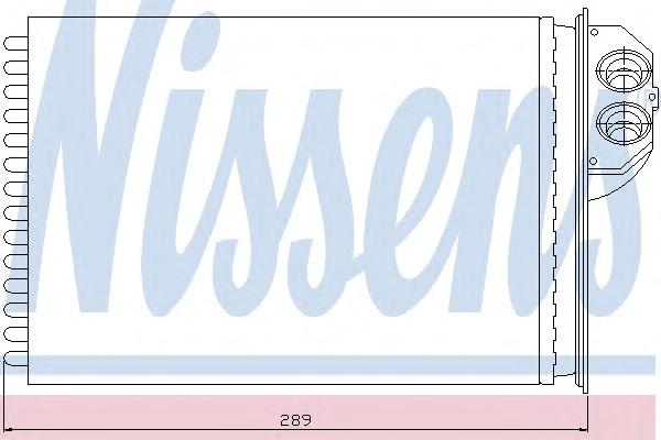 Теплообменник, отопление салона NISSENS