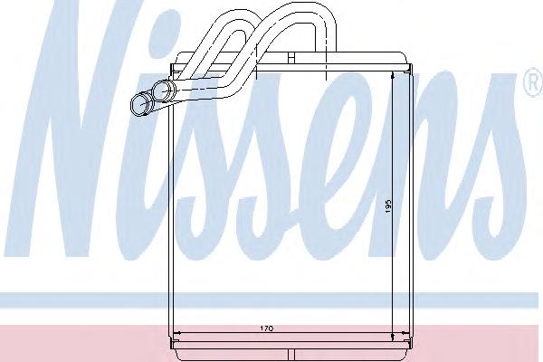 Теплообменник, отопление салона NISSENS