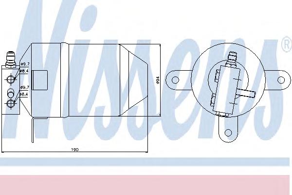 Осушитель, кондиционер NISSENS