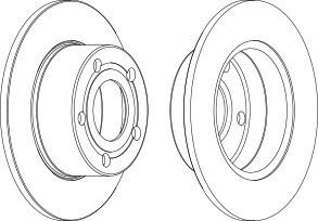 Тормозной диск FERODO