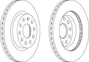 Тормозной диск FERODO
