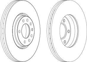 Тормозной диск FERODO