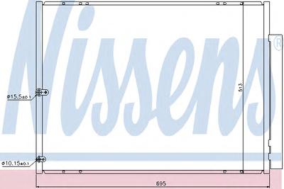 Конденсатор, кондиционер NISSENS 940297