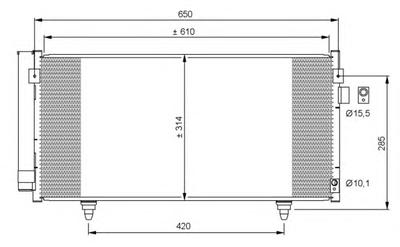 Конденсатор, кондиционер NRF 35855