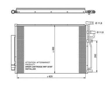 Конденсатор, кондиционер NRF 35775