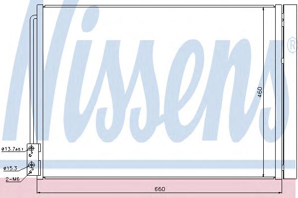 Конденсатор, кондиционер NISSENS