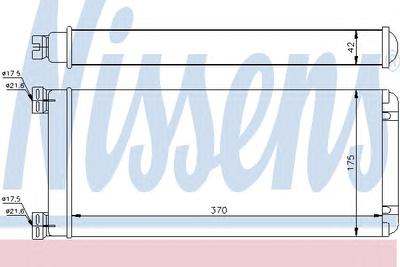 Теплообменник, отопление салона NISSENS 71302