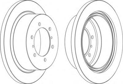 Тормозной диск FERODO DDF715
