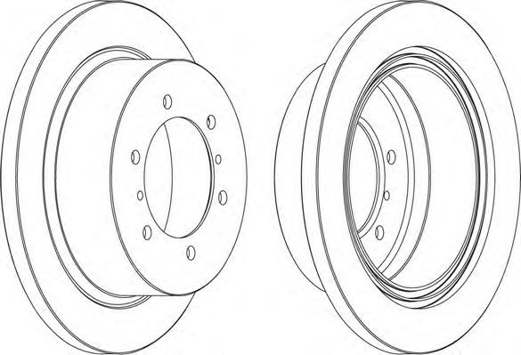 Тормозной диск FERODO