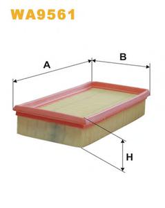 Воздушный фильтр WIX FILTERS WA9561