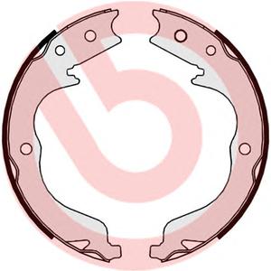 Комплект тормозных колодок, стояночная тормозная система BREMBO S61542