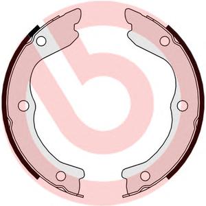 Комплект тормозных колодок, стояночная тормозная система BREMBO S56543