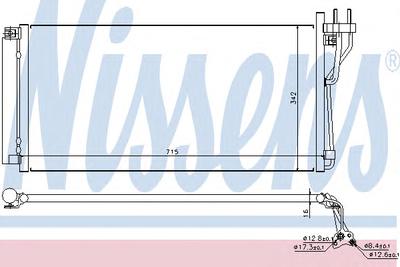 Конденсатор, кондиционер NISSENS 94804