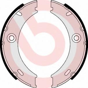 Комплект тормозных колодок, стояночная тормозная система BREMBO S50513