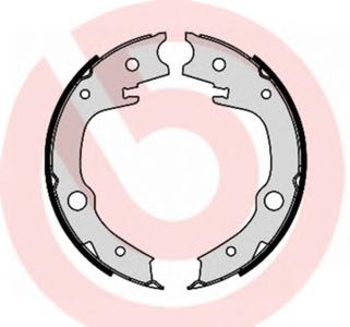 Комплект тормозных колодок, стояночная тормозная система BREMBO S83551