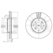 Тормозной диск DELPHI BG3516
