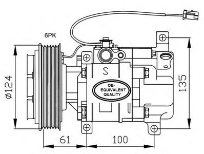 Компрессор, кондиционер NRF 32233