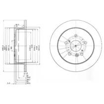 Тормозной диск DELPHI BG3779