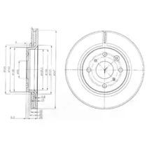 Тормозной диск DELPHI BG3976