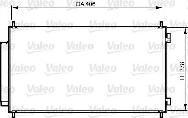 Конденсатор, кондиционер VALEO