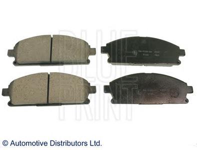 Комплект тормозных колодок, дисковый тормоз BLUE PRINT ADN142115