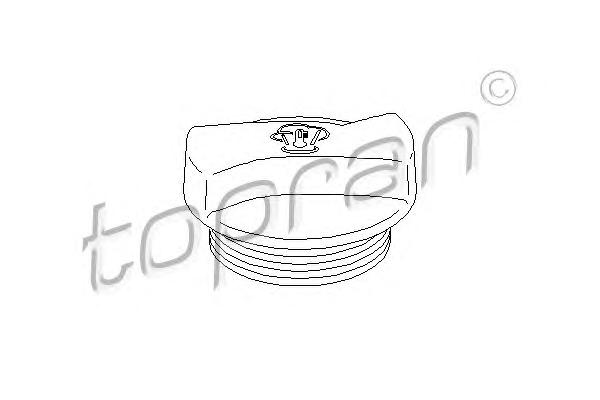 Крышка, резервуар охлаждающей жидкости TOPRAN