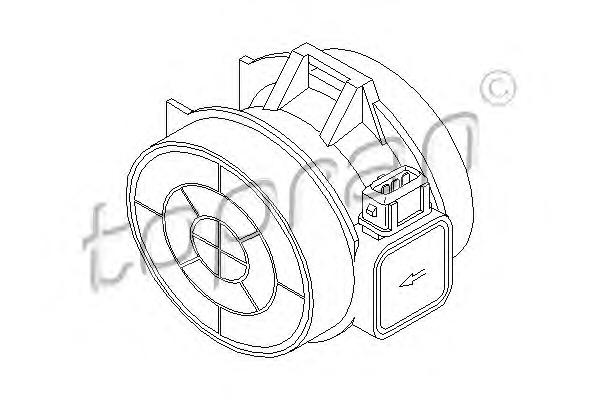 Расходомер воздуха TOPRAN