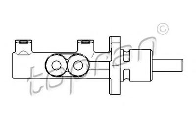 Главный тормозной цилиндр TOPRAN 110040