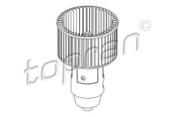 Электродвигатель, вентиляция салона TOPRAN