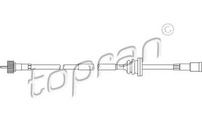 Тросик спидометра TOPRAN 202223