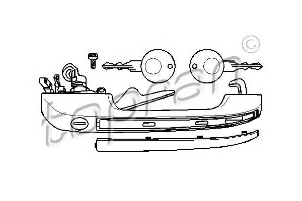 Ручка двери TOPRAN