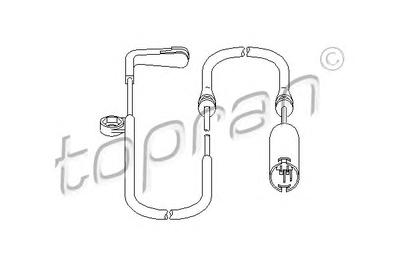 Датчик, износ тормозных колодок TOPRAN 500667
